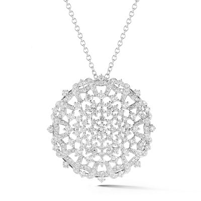Diamond Medallion Pendant