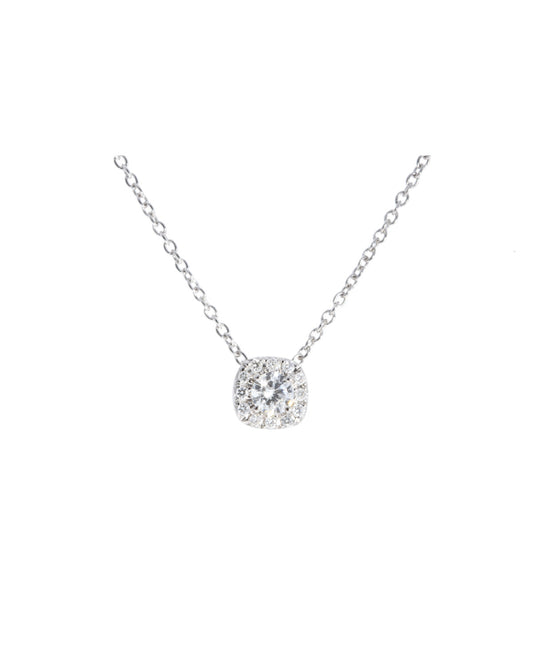 Halo Diamond Pendant