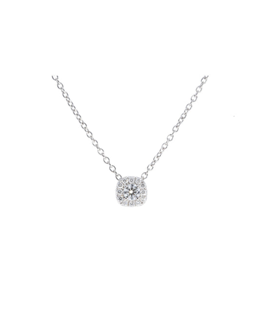 Halo Diamond Pendant