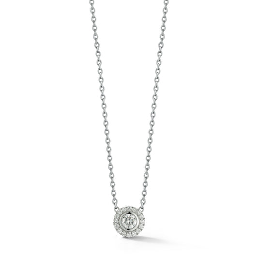 Halo Diamond Pendant