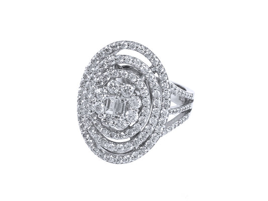 EFFY 14K WHITE GOLD DIAMOND RING