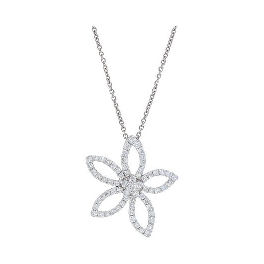 Diamond Lily Pendant