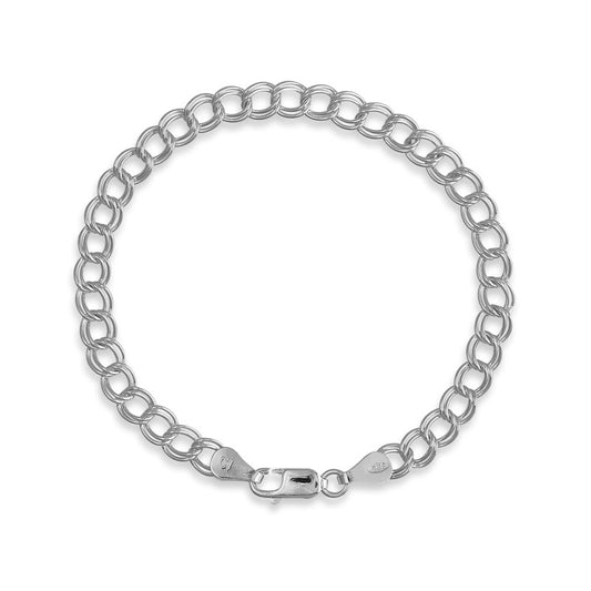 Sterling Silver 5mm Charm Bracelet