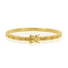 Load image into Gallery viewer, Sterling Silver Byzantine Design Bangle - Gold Plated
