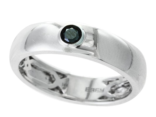 EFFY 14K WHITE GOLD BLACK DIAMOND, RING