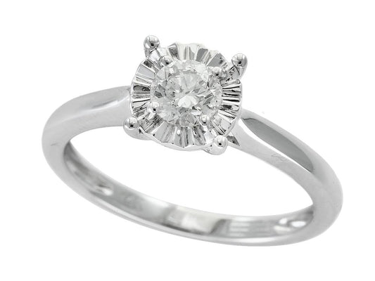 EFFY 14K WHITE GOLD DIAMOND RING