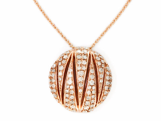 EFFY 14K ROSE GOLD DIAMOND PENDANT
