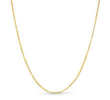 Load image into Gallery viewer, 10K YELLOW GOLD BOX 078 GAUGE 16&quot; CHAIN NECKLACE (AVAILABLE IN LENGTHS 7&quot; - 30&quot;)
