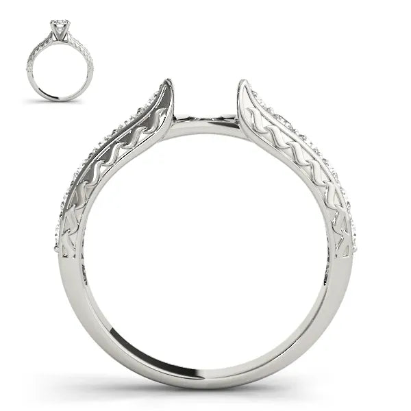 e.m. グレーダイヤ　リング ZEXIMO公式】 天然ダイヤモンド0.2ct デザインリング 「V5」 H&C