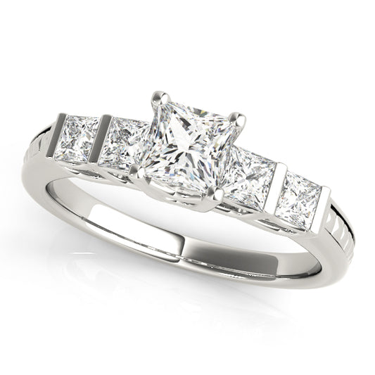 Square Engagement Ring M50268-E