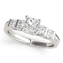 Load image into Gallery viewer, Square Engagement Ring M50268-E
