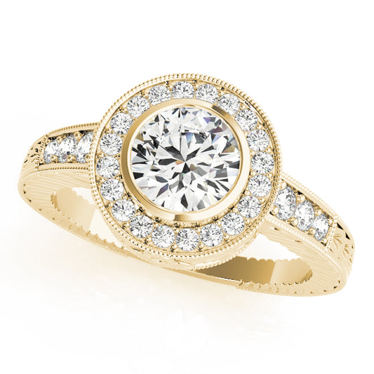 Round Engagement Ring M50293-E-11/2
