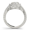 Load image into Gallery viewer, Round Engagement Ring M50293-E-3/4
