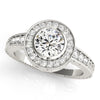 Load image into Gallery viewer, Round Engagement Ring M50293-E-3/4
