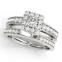 Load image into Gallery viewer, Square Engagement Ring M50315-E
