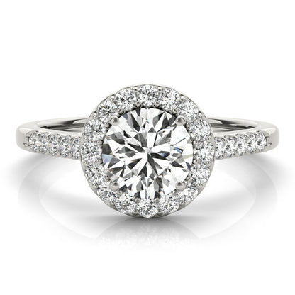 Round Engagement Ring M50345-E-11/2