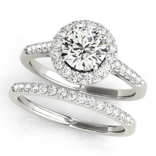 Load image into Gallery viewer, Round Engagement Ring M50345-E-3/4
