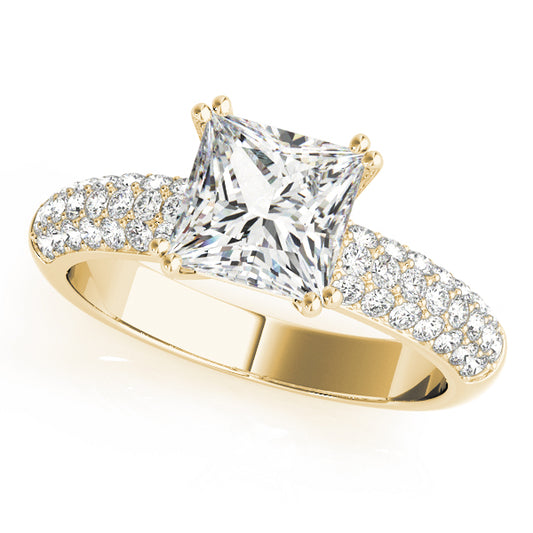 Cushion Engagement Ring M50358-E