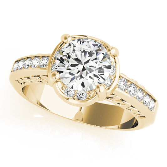 Round Engagement Ring M50376-E-1/2