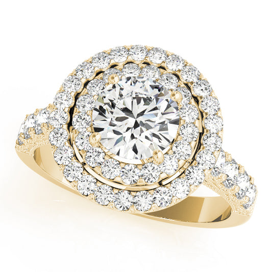 Round Engagement Ring M50424-E-11/2