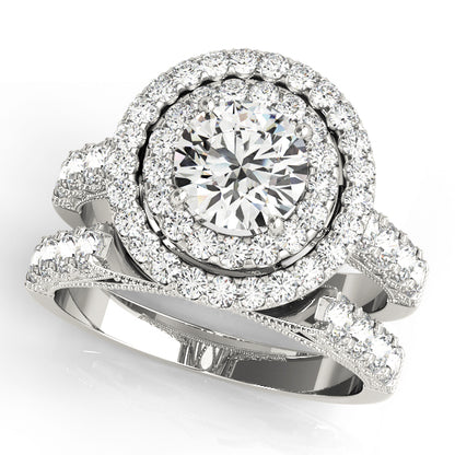 Round Engagement Ring M50424-E-1