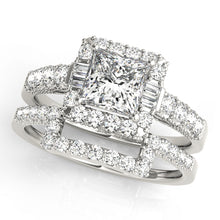 Load image into Gallery viewer, Square Engagement Ring M50459-E-1
