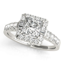 Load image into Gallery viewer, Square Engagement Ring M50459-E-1
