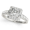 Load image into Gallery viewer, Square Engagement Ring M50459-E-2
