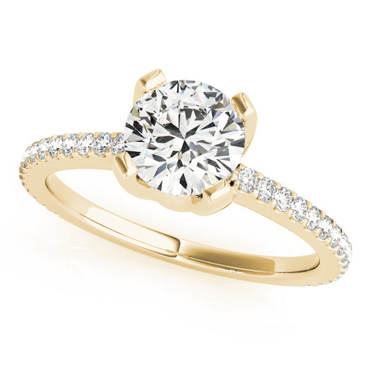Round Engagement Ring M50502-E-1/2
