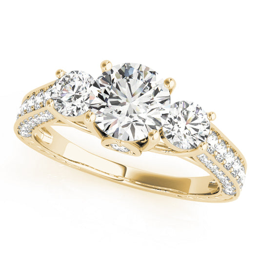 Round Engagement Ring M50509-E-11/2