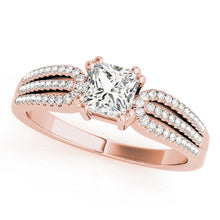 Load image into Gallery viewer, Square Engagement Ring M50543-E-1/3
