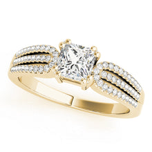 Load image into Gallery viewer, Square Engagement Ring M50543-E-1/2
