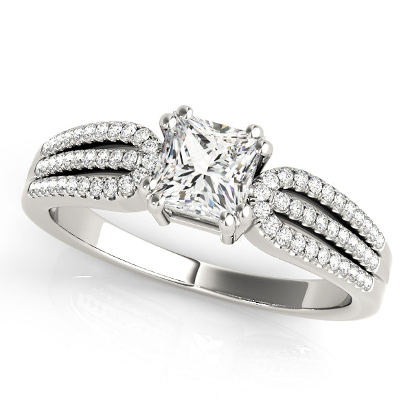 Square Engagement Ring M50543-E-1