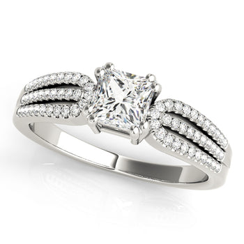 Square Engagement Ring M50543-E-1
