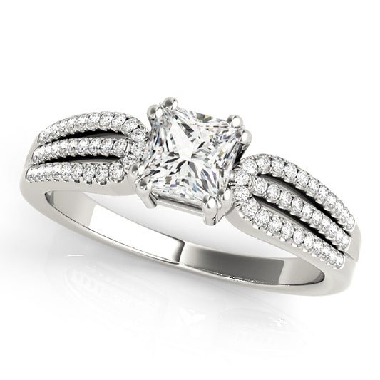 Square Engagement Ring M50543-E-1