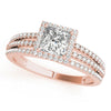 Load image into Gallery viewer, Square Engagement Ring M50548-E-1
