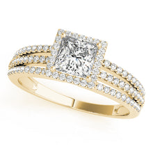 Load image into Gallery viewer, Square Engagement Ring M50548-E-1
