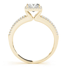 Load image into Gallery viewer, Square Engagement Ring M50548-E-1/2
