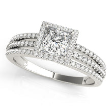 Load image into Gallery viewer, Square Engagement Ring M50548-E-1/2
