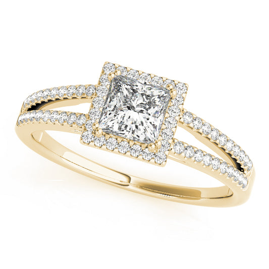 Square Engagement Ring M50549-E-1