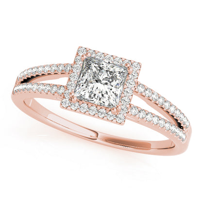 Square Engagement Ring M50549-E-1