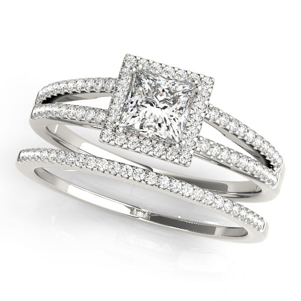 Square Engagement Ring M50549-E-1