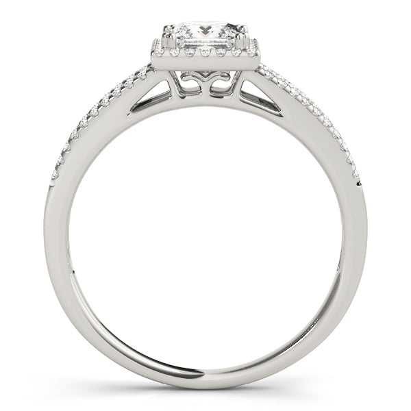 Square Engagement Ring M50549-E-1