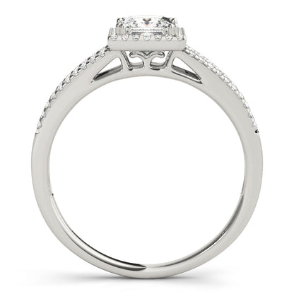 Square Engagement Ring M50549-E-1