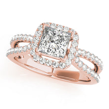 Load image into Gallery viewer, Square Engagement Ring M50552-E-1
