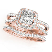 Load image into Gallery viewer, Square Engagement Ring M50552-E-1
