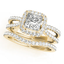 Load image into Gallery viewer, Square Engagement Ring M50552-E-1
