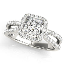 Load image into Gallery viewer, Square Engagement Ring M50552-E-1
