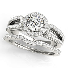 Load image into Gallery viewer, Round Engagement Ring M50557-E-1/2
