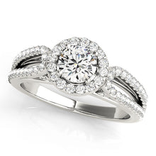 Load image into Gallery viewer, Round Engagement Ring M50557-E-1/2
